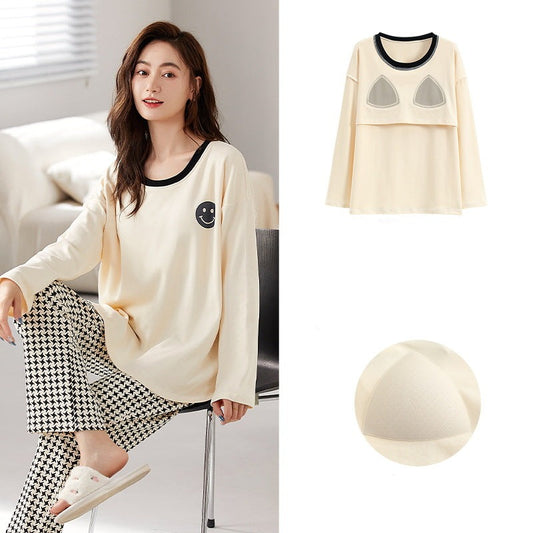 Women Comfortable Pajamas Loungewear Dress