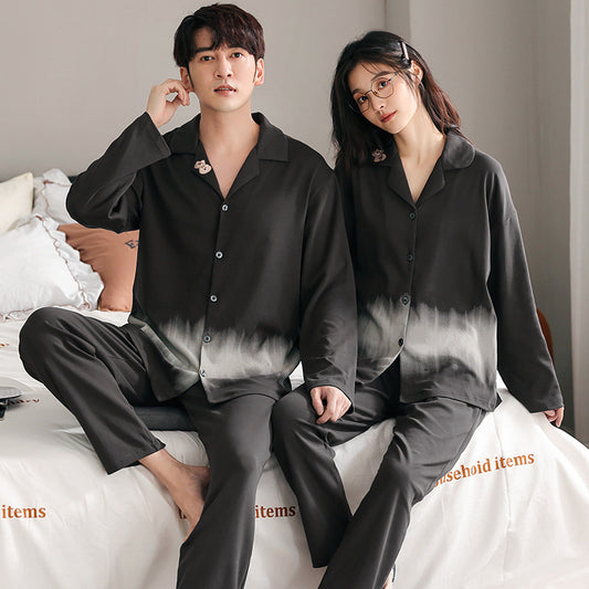 Warm Pure Cotton Pajamas Set for Couples