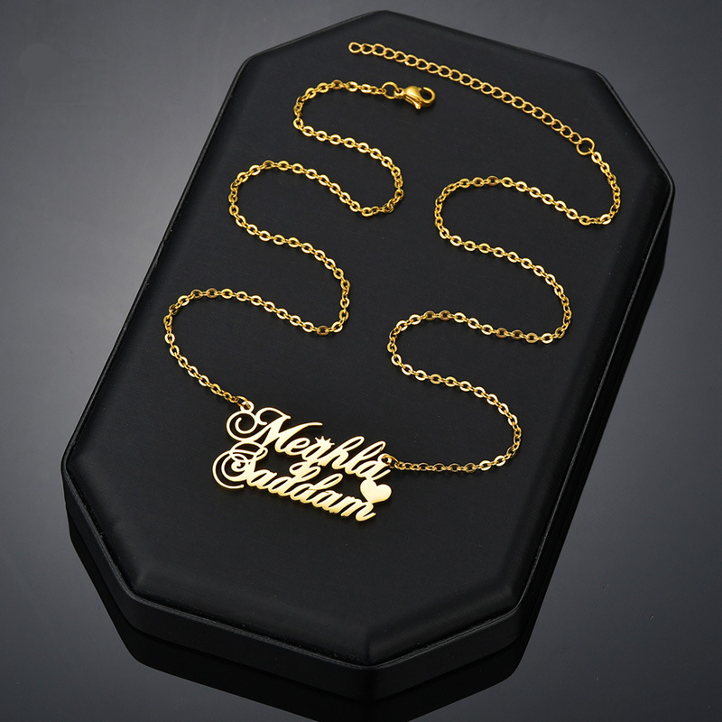 Gullei™ Personal 3 Names Vertical Necklace