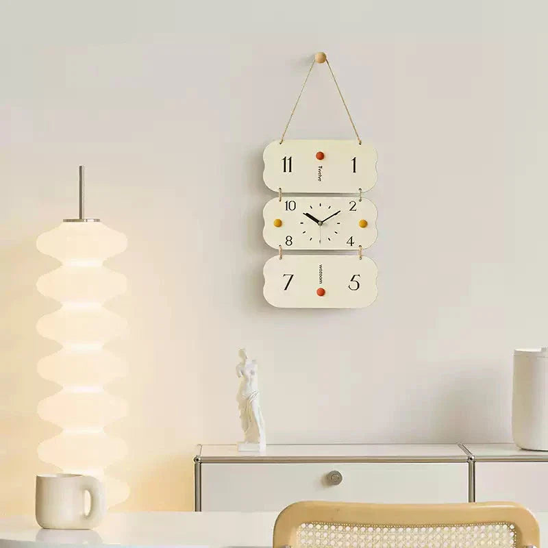 Minimalist Hanging Wall Décor Silent Clock – Scandinavian Modern Design