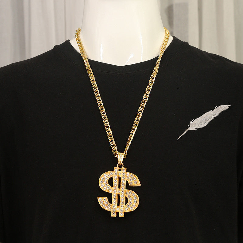 Dollar Pendant Necklace for Men