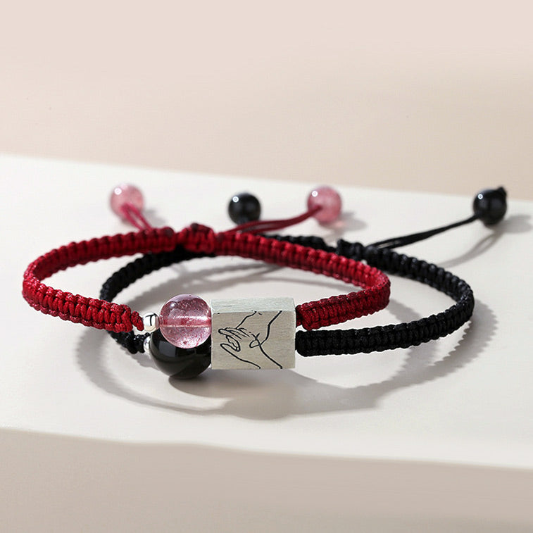 Magnetic Relationship Promise Bracelets Set