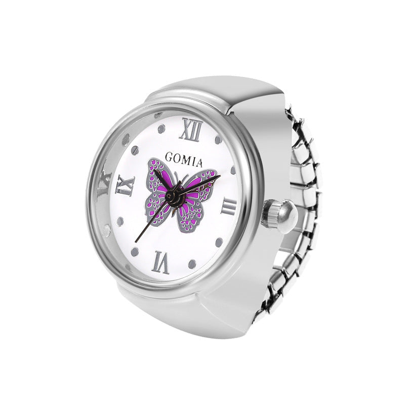 Gullei™ Butterfly Dial Fully Functional Watch Ring - Adjustable Size