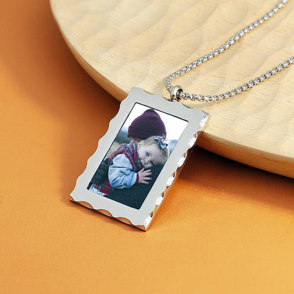 Personalized Photo Pendant Necklace for Her