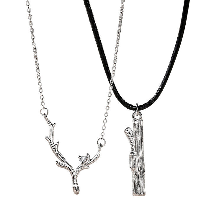 Matching Couple Necklaces Anniversary Gift Set