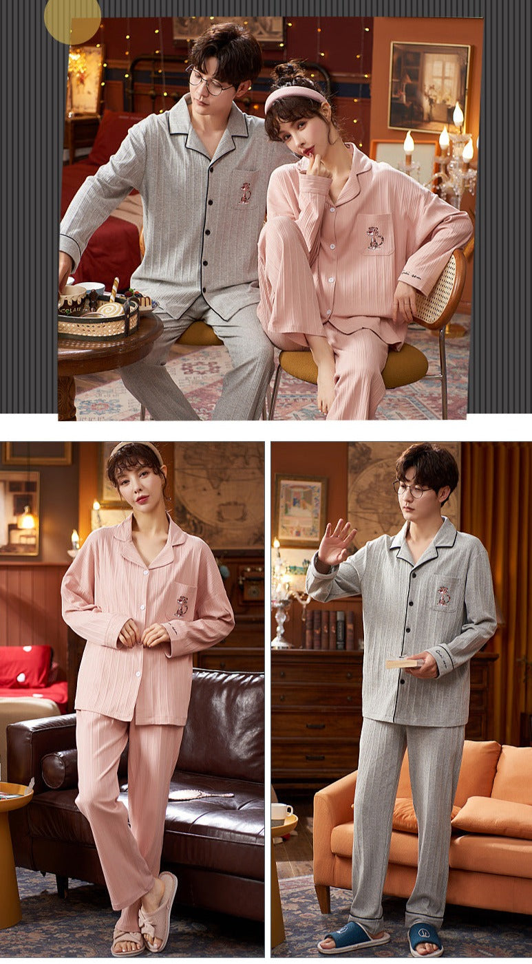 Matching Cotton Sleepwear for Couples Set of two