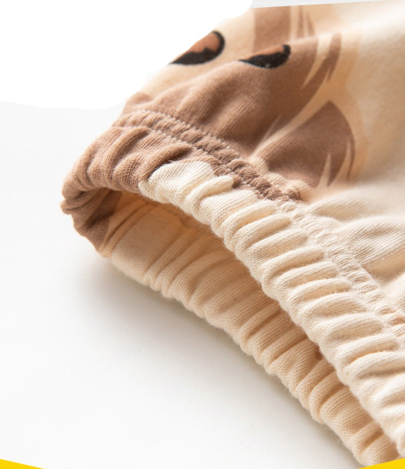 Matching Bear Loungewear Family PJs Set for Two 100% Cotton