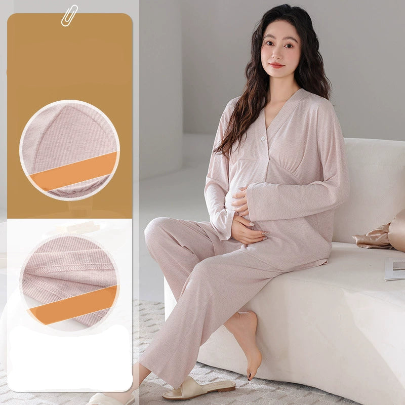 Soft Pregnancy Sleepwear PJs