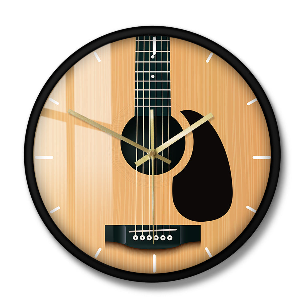 Wall Deco Clock Gift for Guitarist