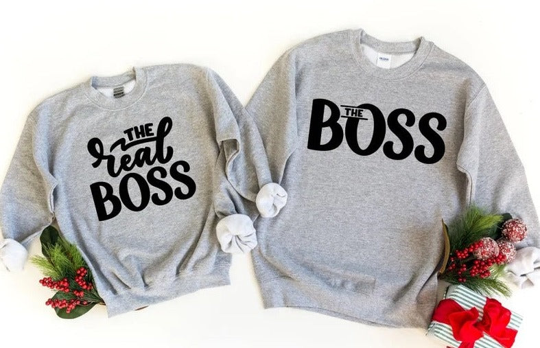Father and Son Long-sleeved Sweatshirts