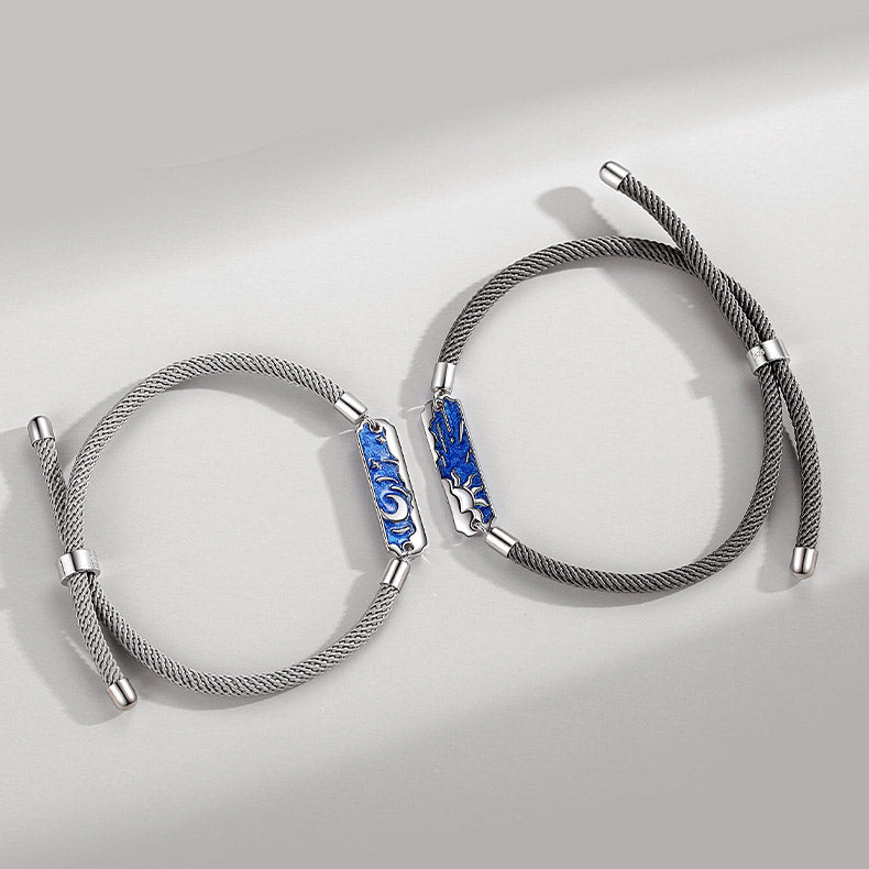 Sun Moon Promise Bracelets for Him and Her