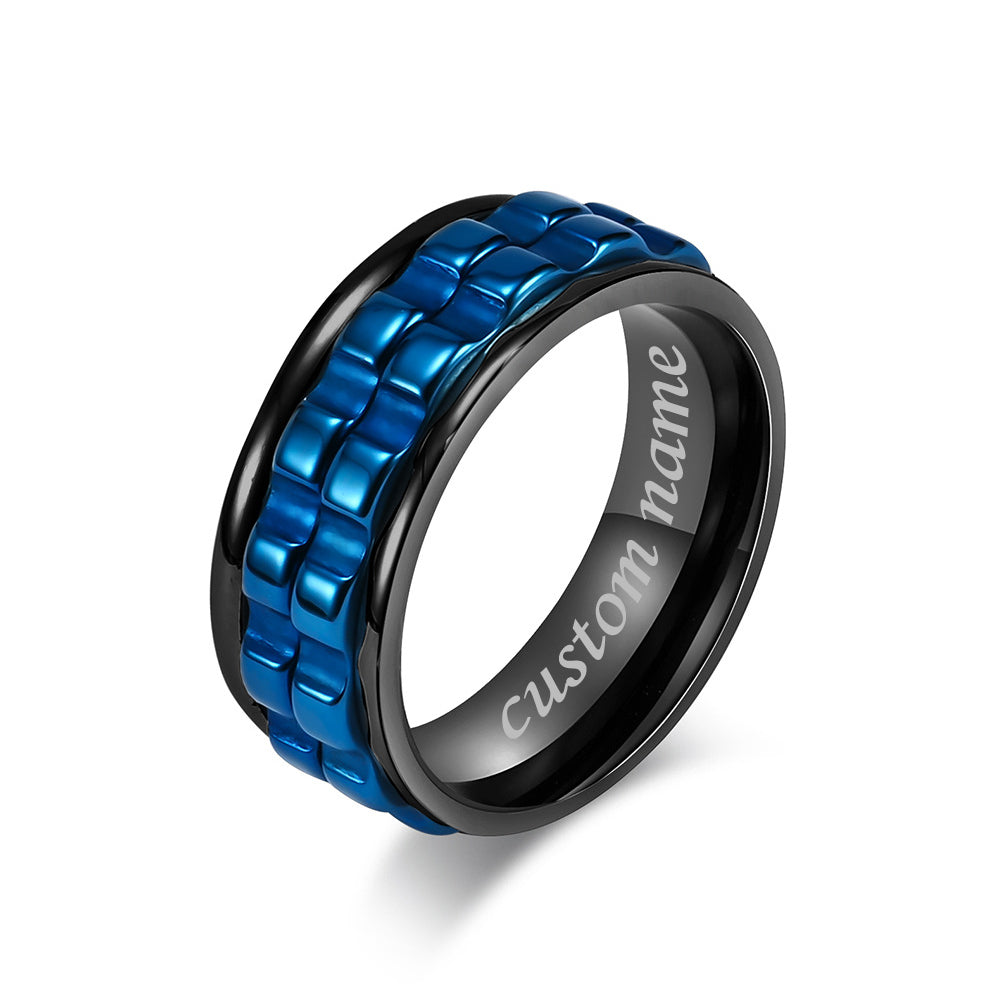 Custom Name Fidget Spinner Ring