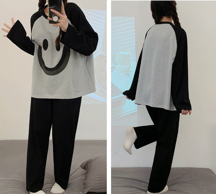 Womens Autumn Pajamas Loungewear Set