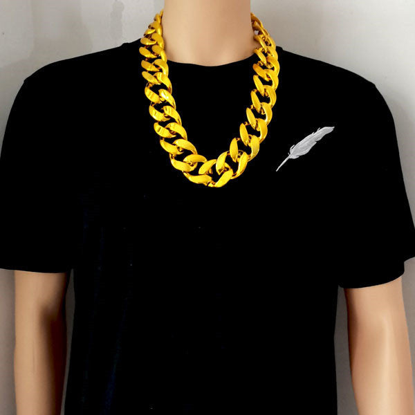 Acrylic Thick Chain Necklace for Men