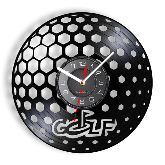 Vinyl Wall Clock Gift for Golfer