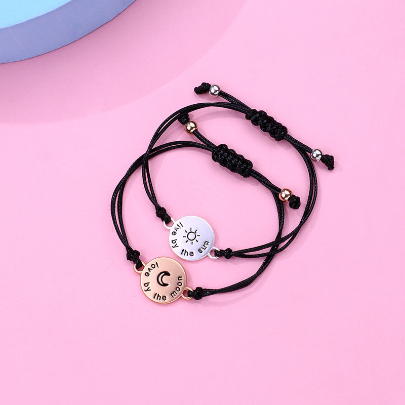 Sun and Moon Best Friends Bracelets Set for 2