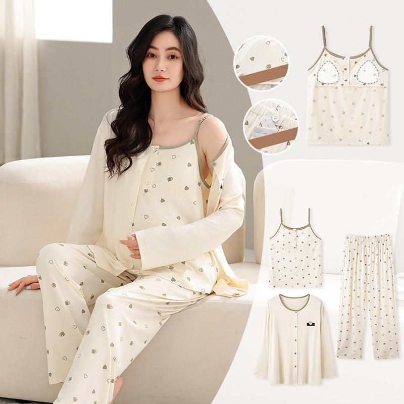 3-Piece Maternity Sleepwear Lounge Set
