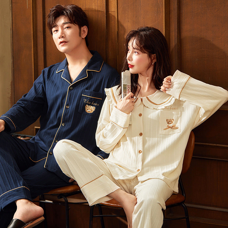 Matching Cotton Sleepwear for Couples Set of two