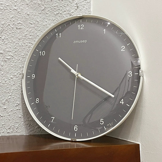 Japanese Style Glass Front Silent Wall Clock