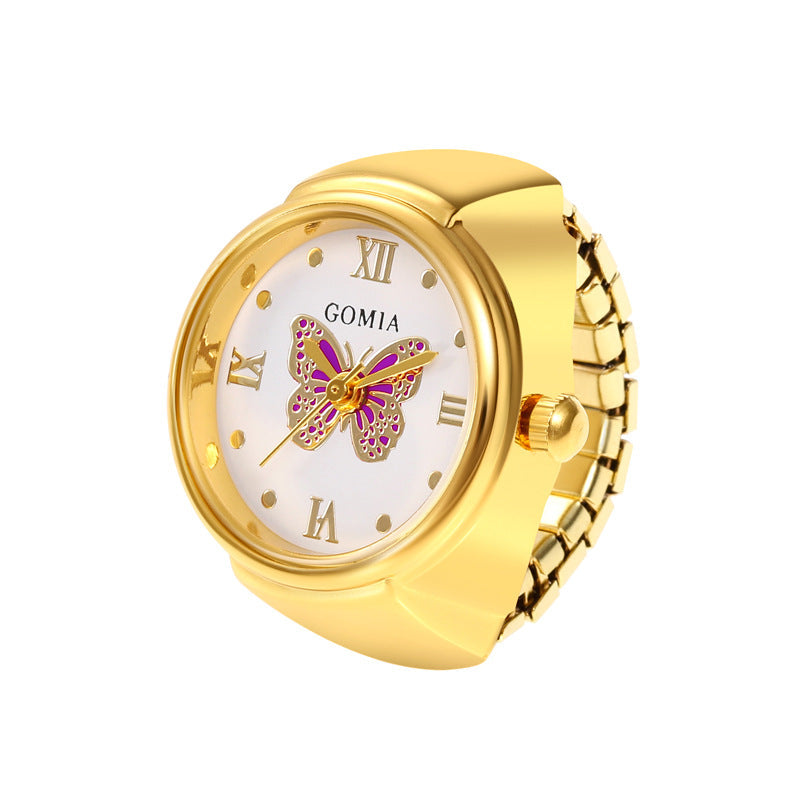 Gullei™ Butterfly Dial Fully Functional Watch Ring - Adjustable Size