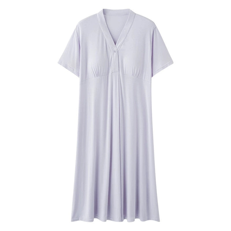 Gullei™ Breathable Cotton Maternity Pajama Set with Built-in Bra
