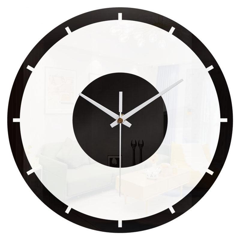 Minimalist Acrylic Silent Wall Clock — 12" Modern