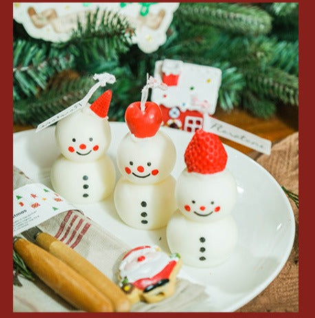 Snowman Real Scented Candle Christmas Gift Box