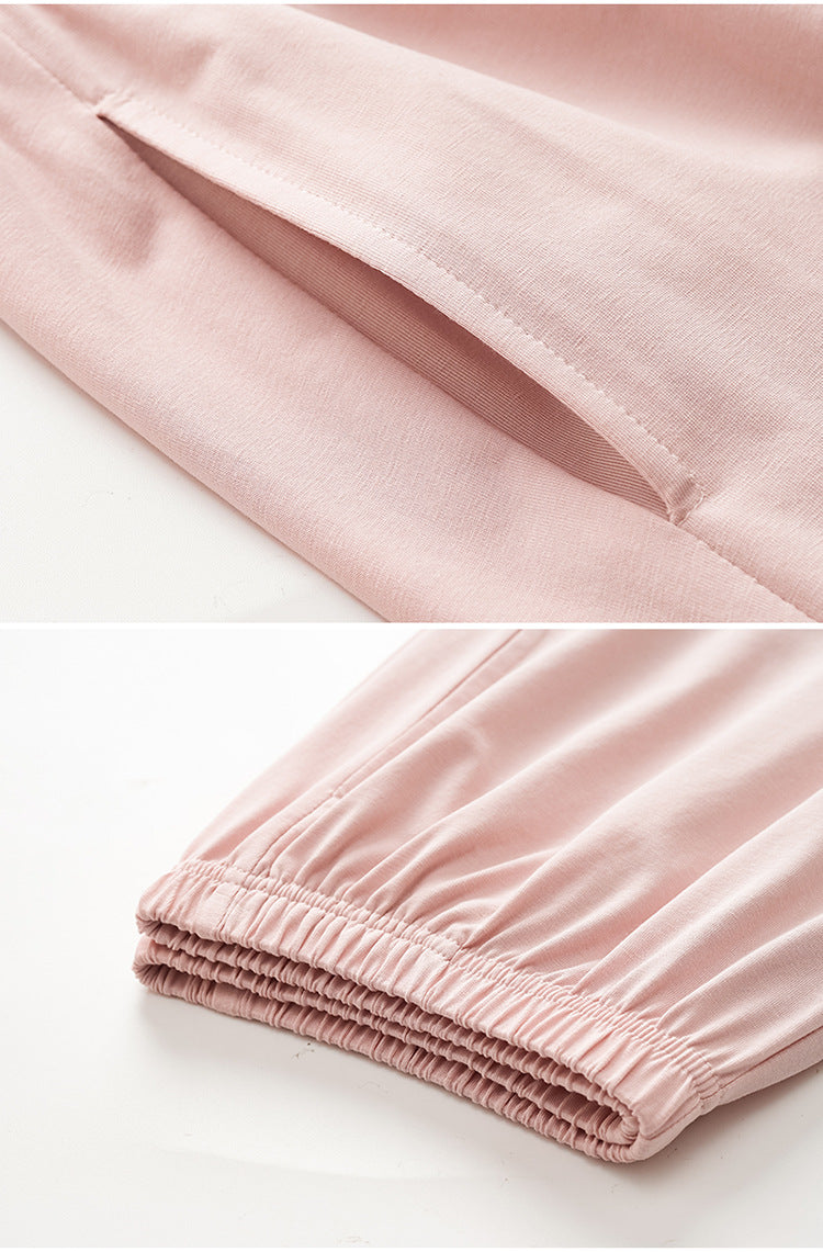 Cute Puppy Korean Style Couple Pajamas - Soft Modal