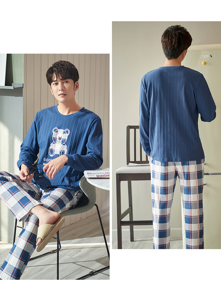 Cute Bear Couple Pajamas: Matching Plaid PJs for All Seasons