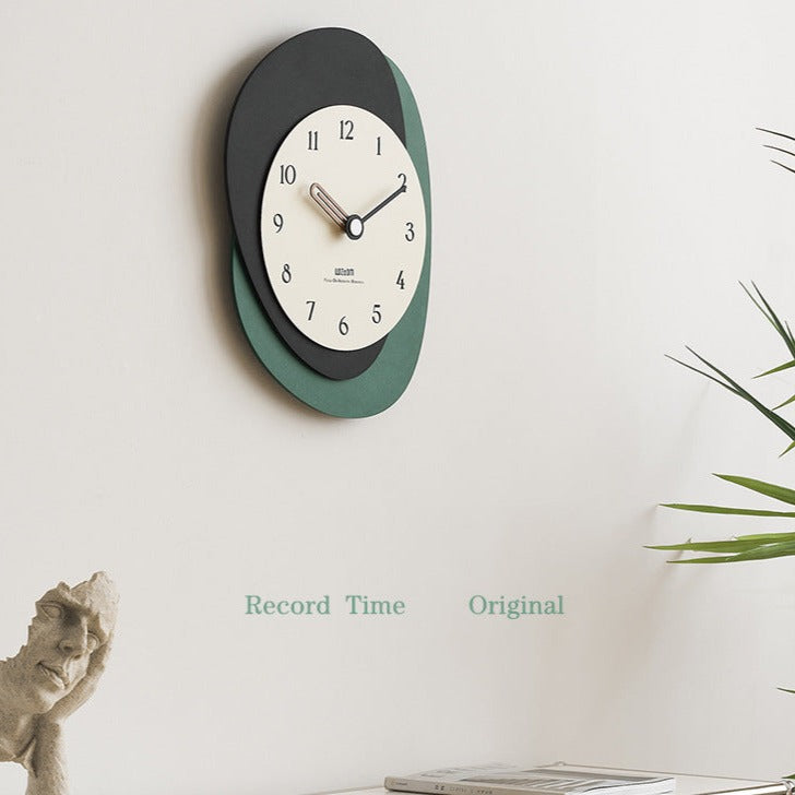 Modern Abstract Silent Wall Clock - Elegant Home Decor