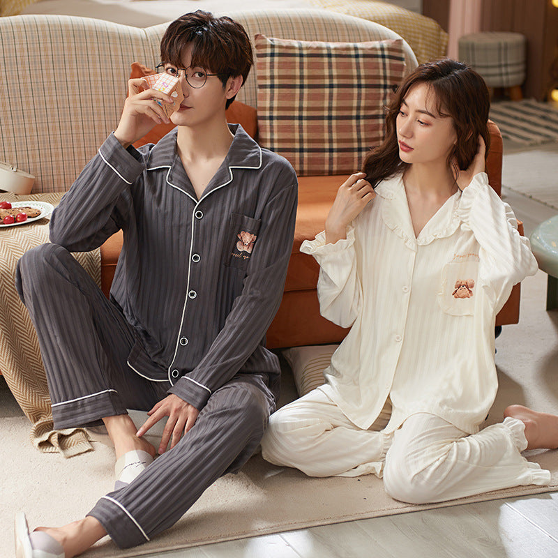 Matching Cotton Sleepwear for Couples Set of two