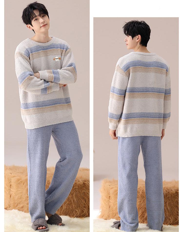 4-Piece 100% Flannel Cozy Pajamas for Couples