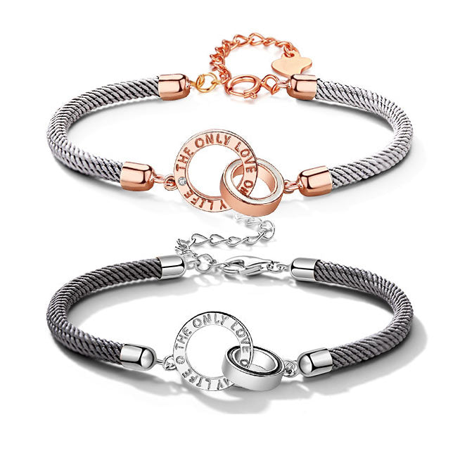 Magnetic Connecting Hearts Friendship Bracelets Gift Set Sterling Silver –  Gullei