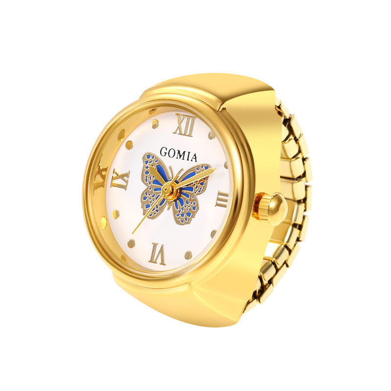 Gullei™ Butterfly Dial Fully Functional Watch Ring - Adjustable Size