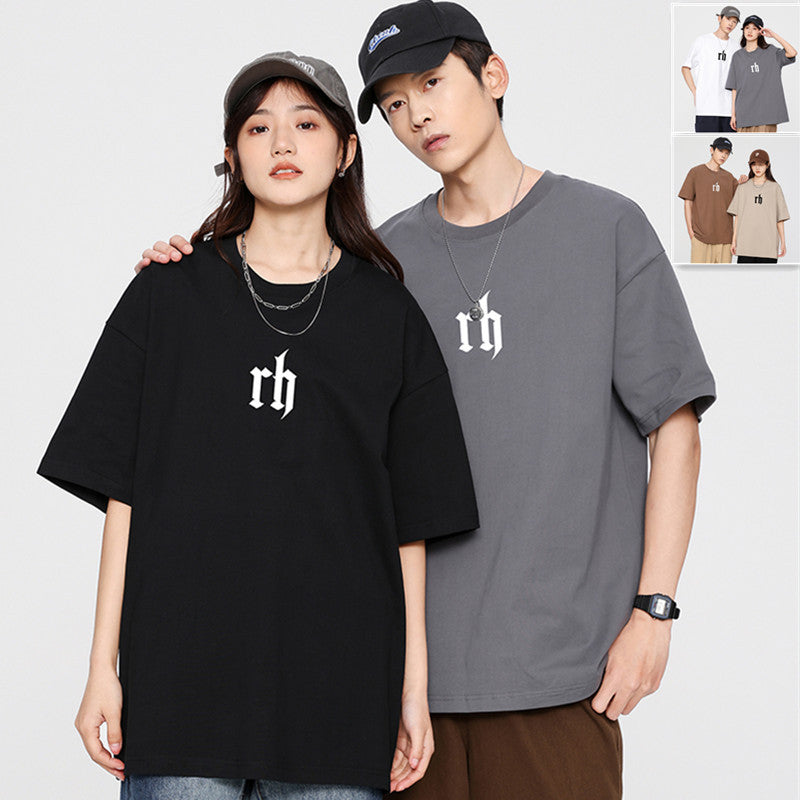 Matching Off Shoulder T-shirts Set for Couples