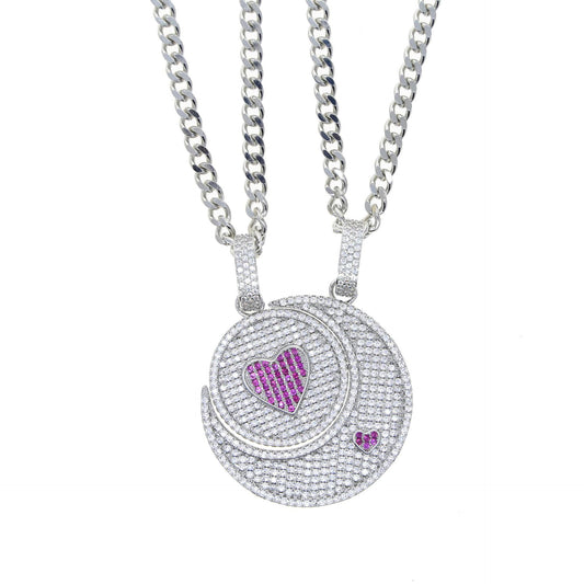 Sun and Moon Bff Necklaces Set for Best Friends
