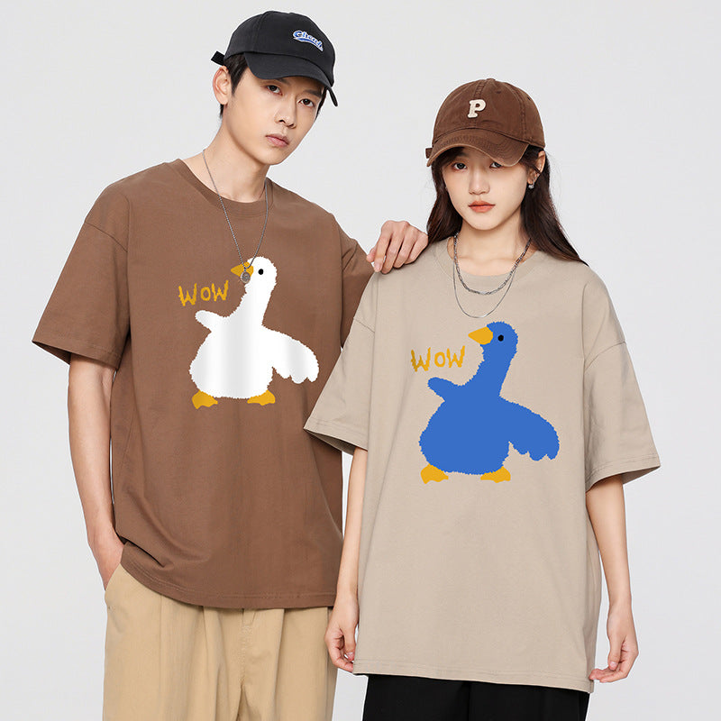 Matching Fashion Off Shoulder T-shirts Set for Couples