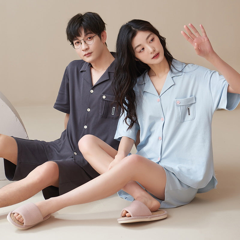Summer Soft Sleepwear for Men and Women 100% Cotton