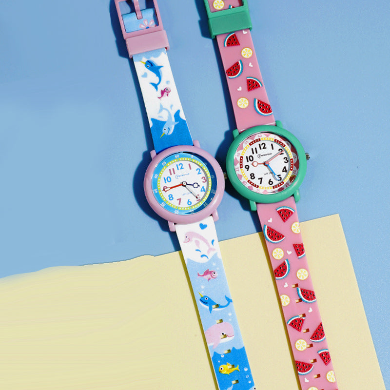 Cute Matching Waterproof Sports Watch Set Kids