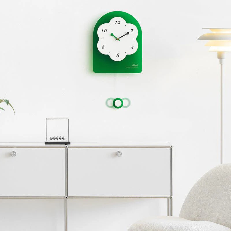 Gullei™ Flower Shaped Wall Decoration Pendulum Clock