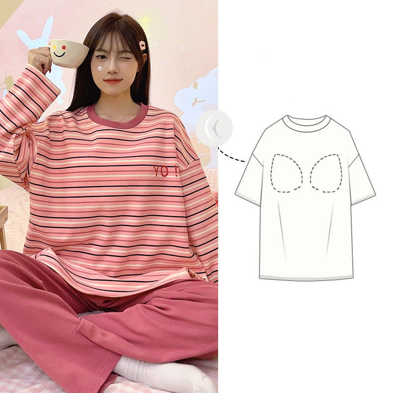 Women Autumn Pajamas Loungewear Set