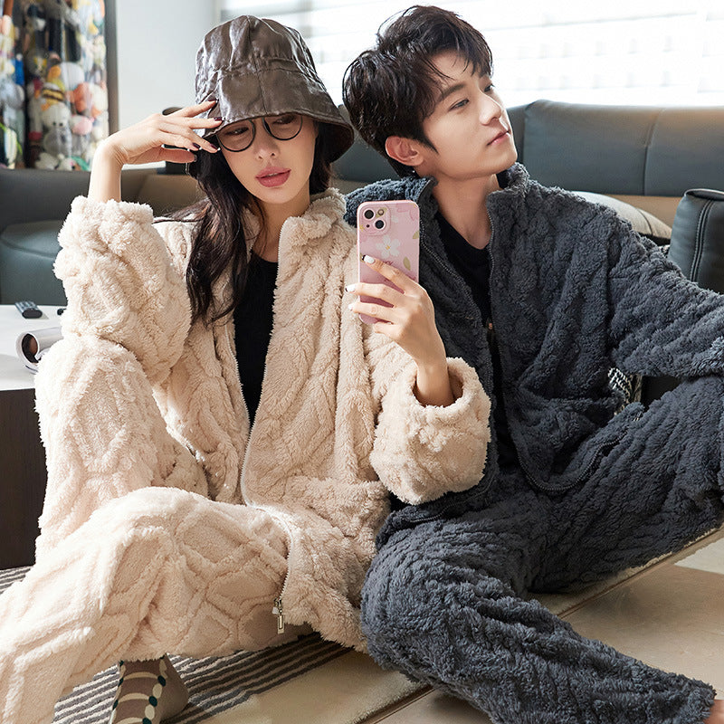Matching Couple Pjs Holiday Sleepwear Set for Two