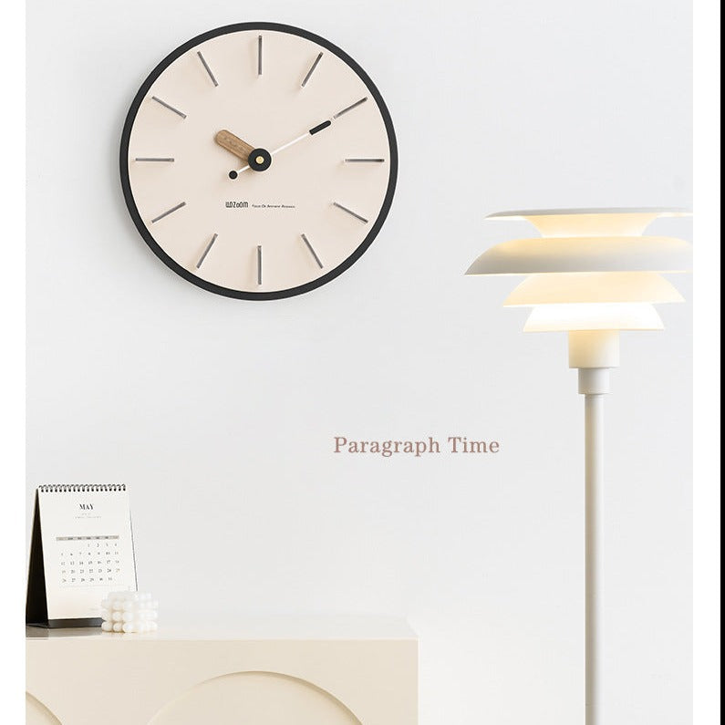 36cm Silent Wall Clock - Modern Minimalist Scandinavian Design