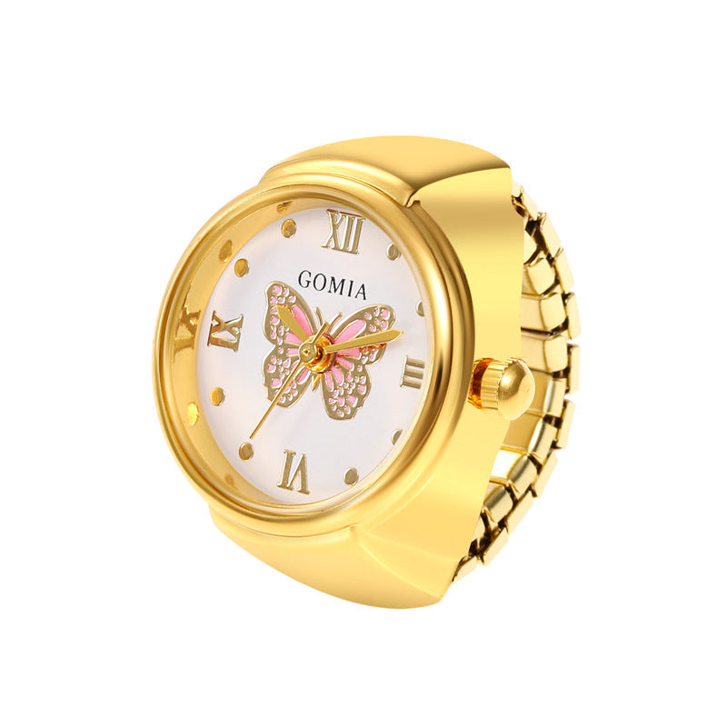Gullei™ Butterfly Dial Fully Functional Watch Ring - Adjustable Size