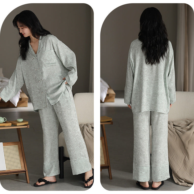 Gullei™ Button Front Asian Style Pajamas 100% Polyester