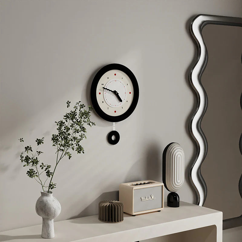 3D Pendulum Silent Wall Clock — 30×30 cm (Acrylic)