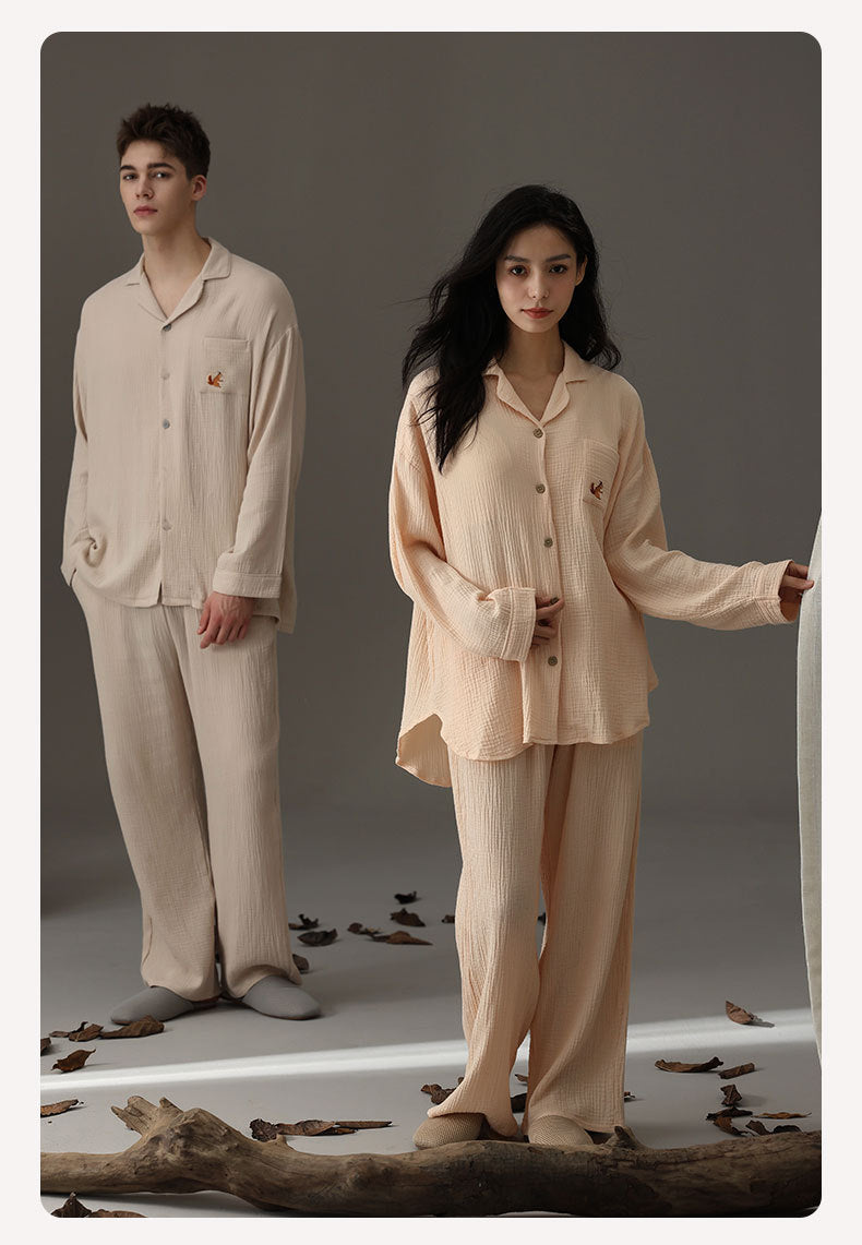 Matching Holiday Couples Pajamas Set - A-Grade Cotton