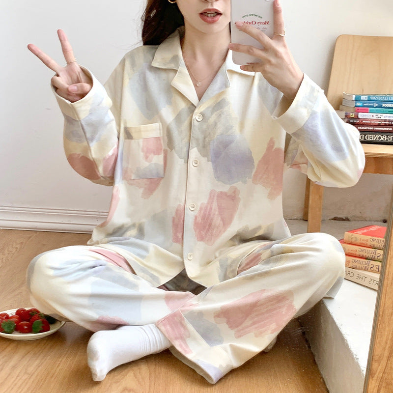 Women Nightwear Soft Dress Pajamas Set