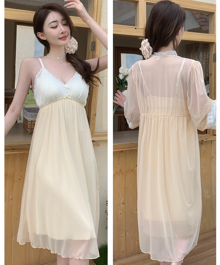 Nightwear Set with Padded Bra 100% Polyester