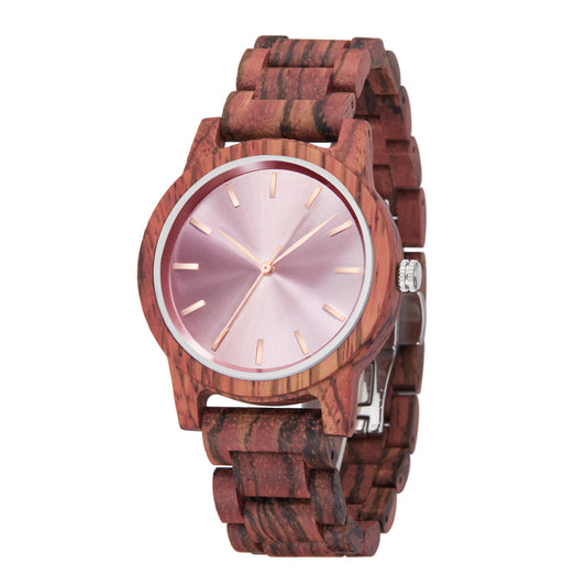 Mens Wood Watch with Customized Engraving